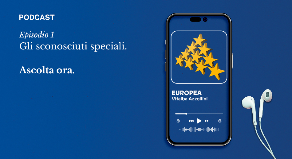 Telefono per ascoltare podcast Guidaeuroprogettazione