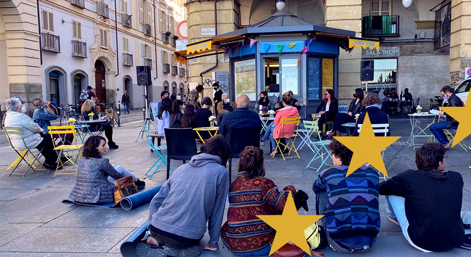 Foto di Porta Palazzo dove Antonio Damasco parla di europrogettazione