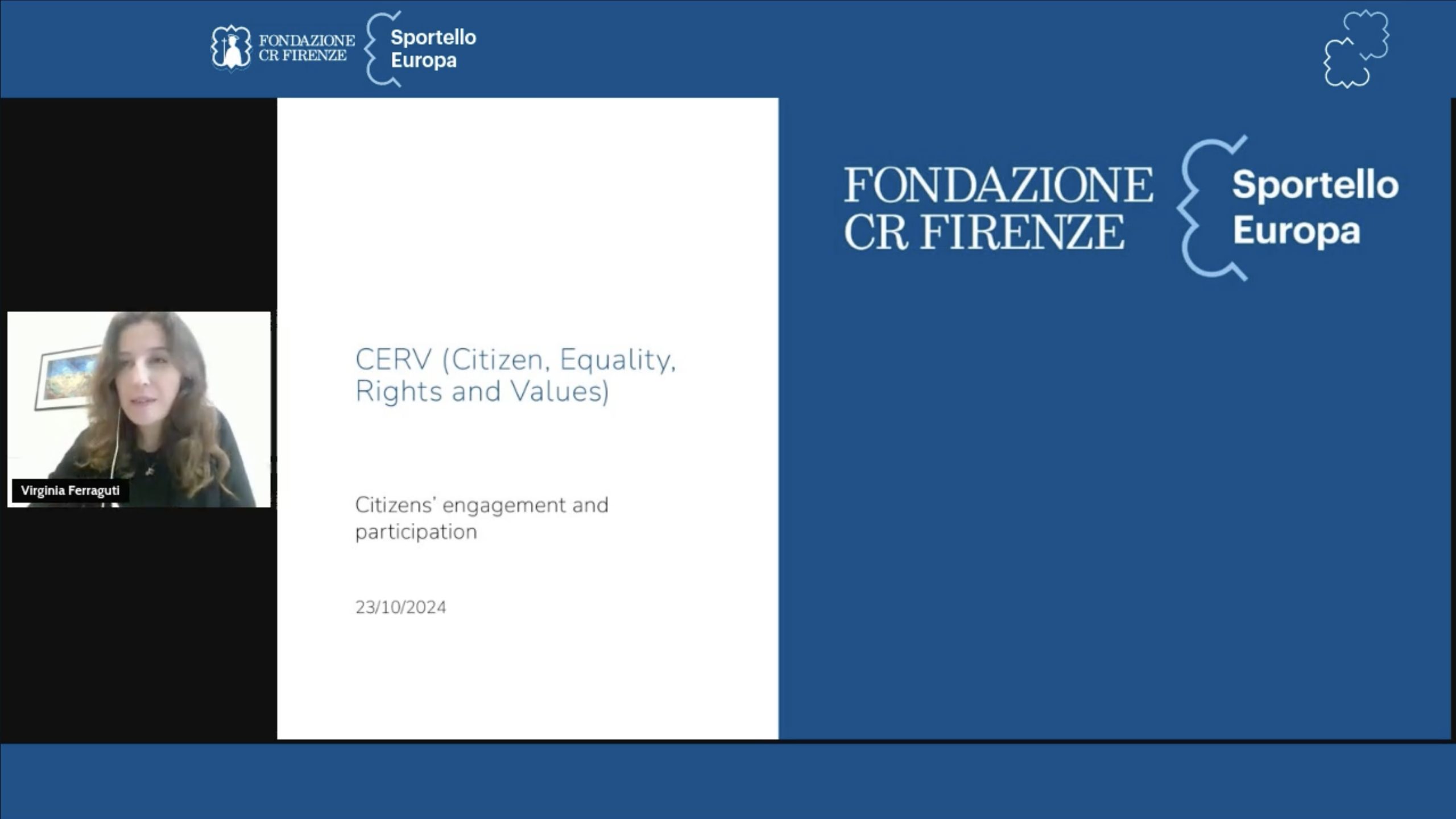 Sportello Europa: CERV – Coinvolgimento e Partecipazione dei Cittadini