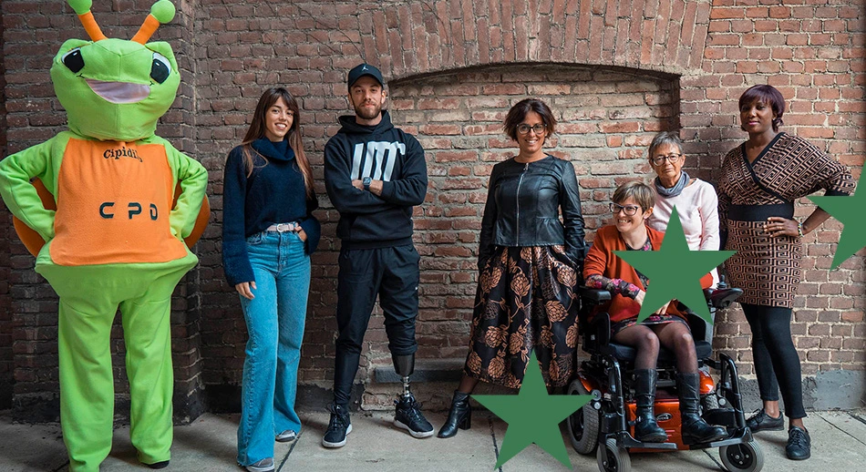 Gruppo di persone per raccontare la partecipazione sociale e l’esperienza della Consulta per le Persone in Difficoltà
